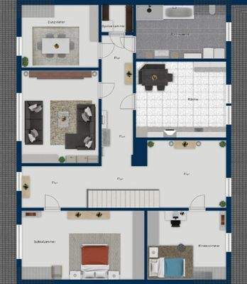 Grundriss OG - Wohnhaus