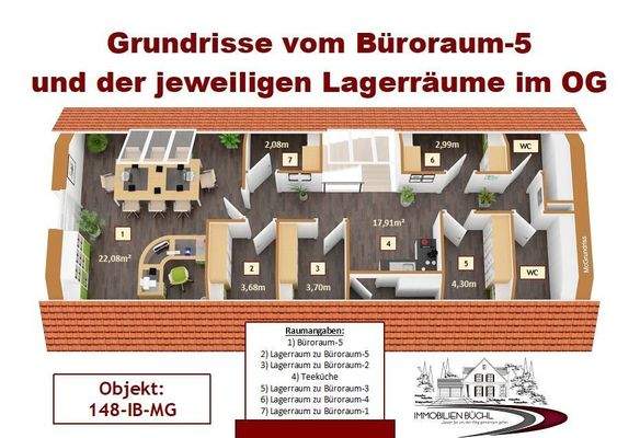 Büro-Nr.5 u. Lagerräume