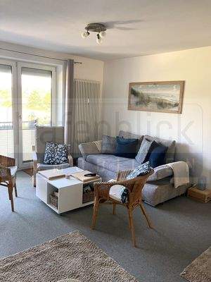 Wohnzimmer  Sofaecke am Balkon