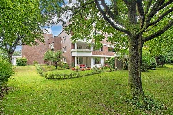 Rückfassade der Wohnanlage