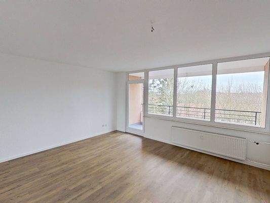 Ansicht III: Wohn- und Esszimmer