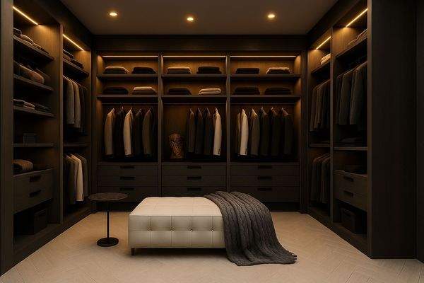 Begehbarer Kleiderschrank