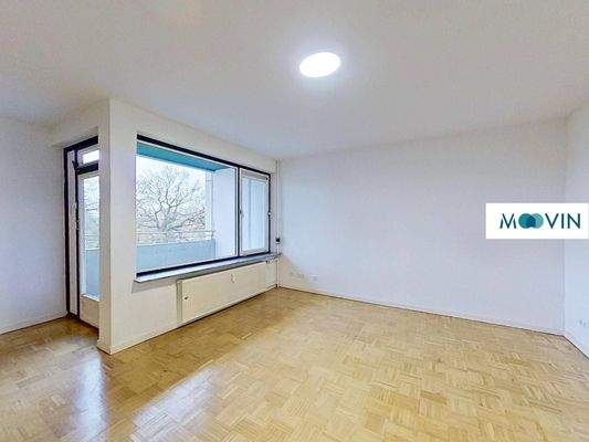 Ansicht I: Wohn- und Schlafbereich