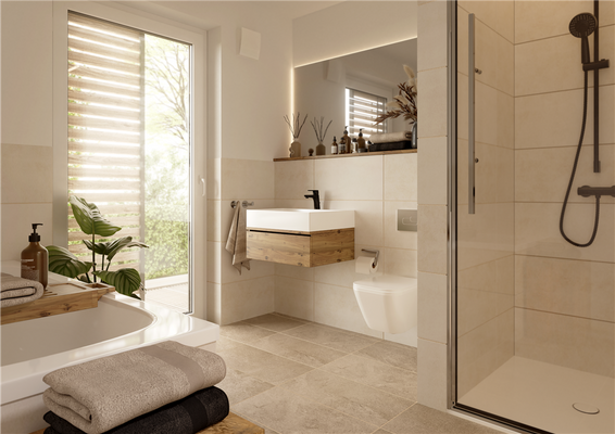 Bungalow 100 - Badezimmer