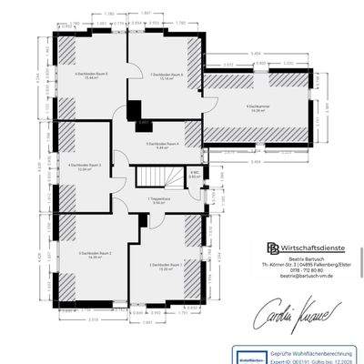 Grundriss Haupthaus Dachgeschoss