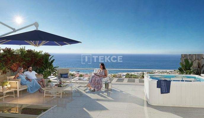 Apartments with Mountain and Sea Views in Girne Esentepe
