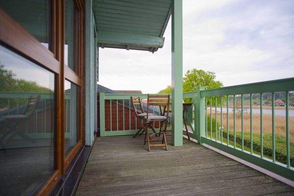 Balkon mit Abendsonne