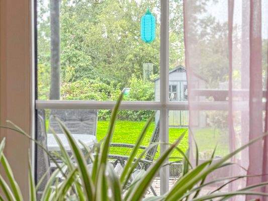 Blick aus dem Wohnzimmer