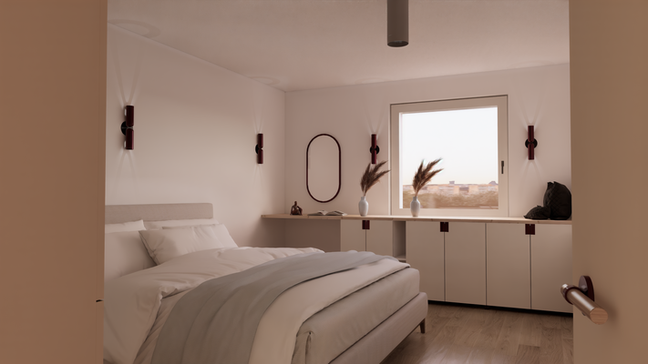 Visualisierung Schlafzimmer 
