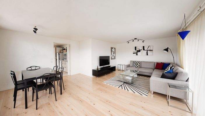 Wohnzimmer Einliegerwohnung - virtuelle Möblierung