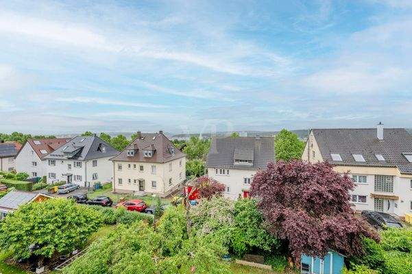 Aussicht aus dem Dachgeschoss