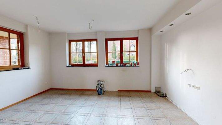 Küche mit Speisekammer