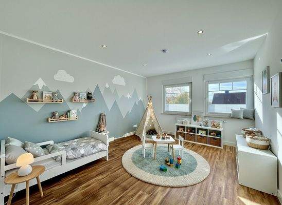 Kinderzimmer virtuell möbliert