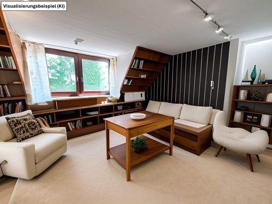 Wohnzimmer-Obergeschoss Homestaging