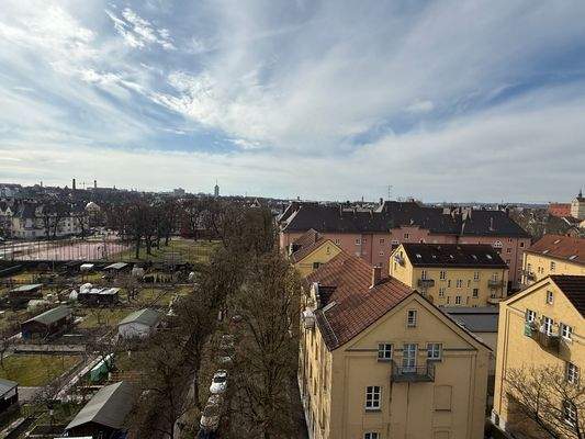 Blick aus Bürofenster
