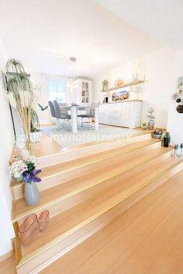 Essbereich im Wohnzimmer