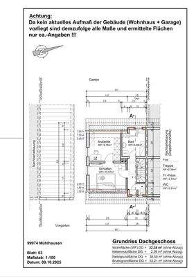Grundriss Dachgeschoss