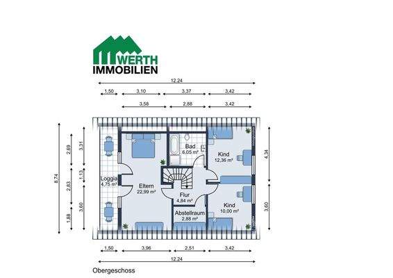 Grundriss Obergeschoss