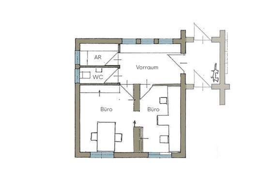 Grundriss ohne Massstab