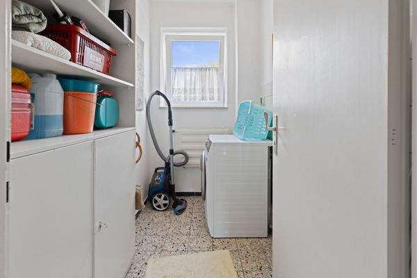 Abstellraum / Waschraum im Detail