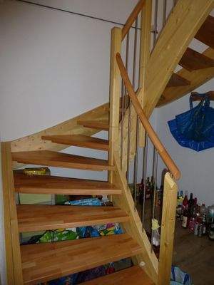 Treppe zum Erdgeschoss