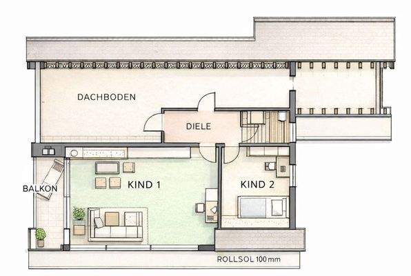 Grundriss Dachgeschoss
