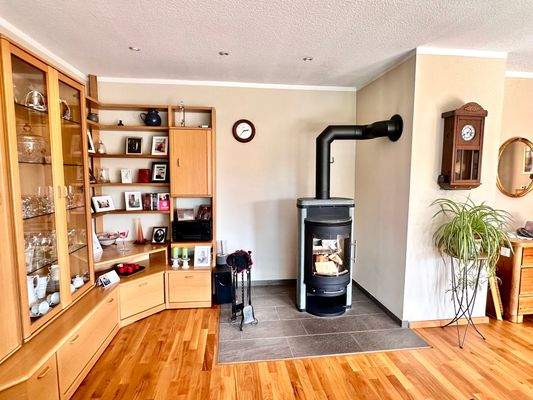 Wohnbereich mit Kamin