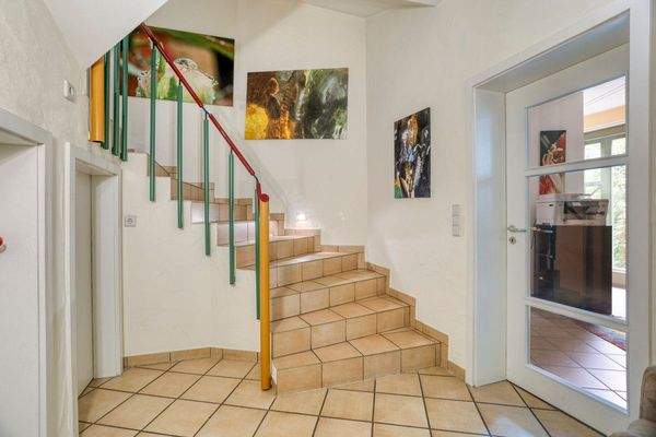 Treppe ins Gartengeschoss