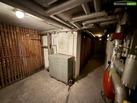 Keller (Heizraum und Kellerabteile)