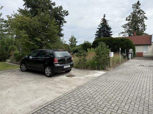 Blick zum Stellplatz