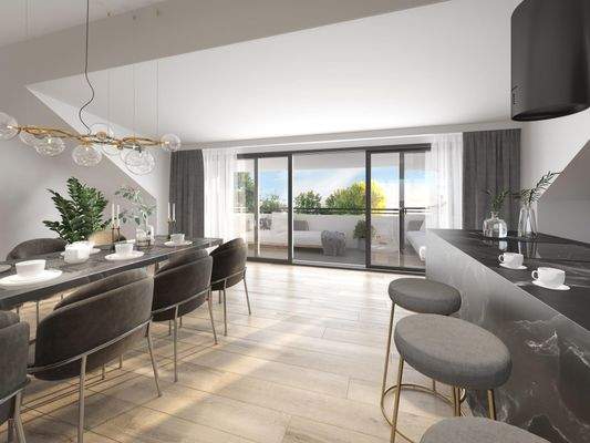 Wohn- und Esszimmer Muster