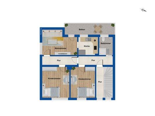 Grundriss Obergeschoss