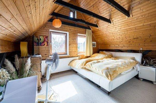 Schlafzimmer im Dachgeschoss 