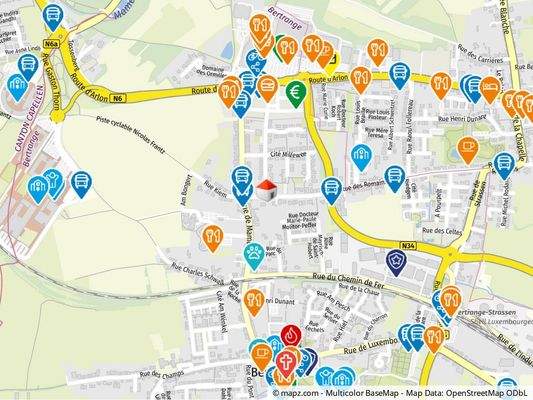 Geolyzer Kartenausschnitt