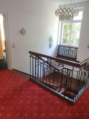 Aufgang zu den Gästezimmern