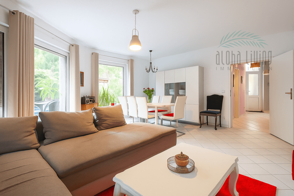 Living and dining area (ground floor)