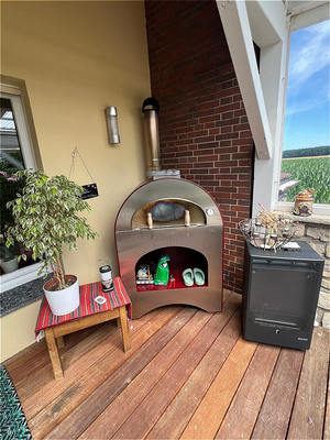 Pizzaofen Terrasse