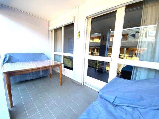 Loggia Westseite mit Abendsonne