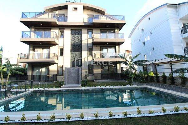 Properties in a Residential Complex with Pool in Antalya Belek