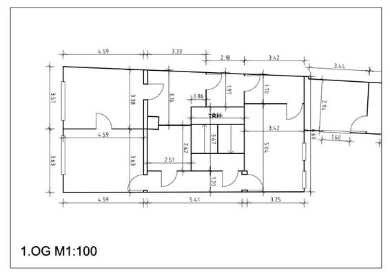 Grundriss Wohnung 1