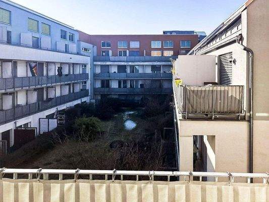 Ausblick in den Innenhof