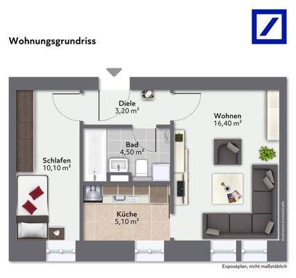 Wohnungsgrundriss