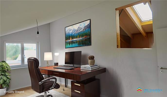 Büro - virtually staged