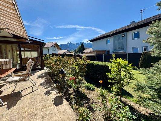 Terrasse mit Bergblick