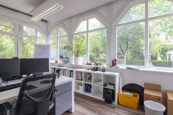 Büro im Wintergarten