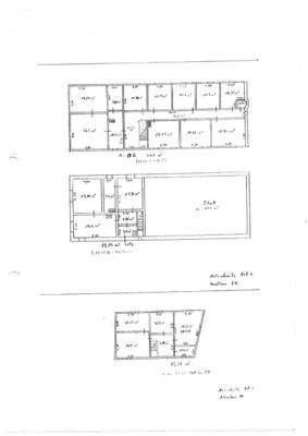 Grundriss Skizze Haupt- und Nebenhaus