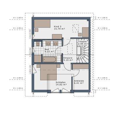 Grundriss Dachgeschoss