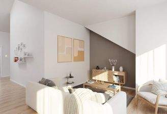 In Ihrem hellen Wohnzimmer kommt die Familie zusammen