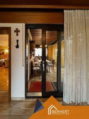 Zugang Terrasse/Wintergarten 