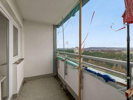Loggia beim Schlafzimmer